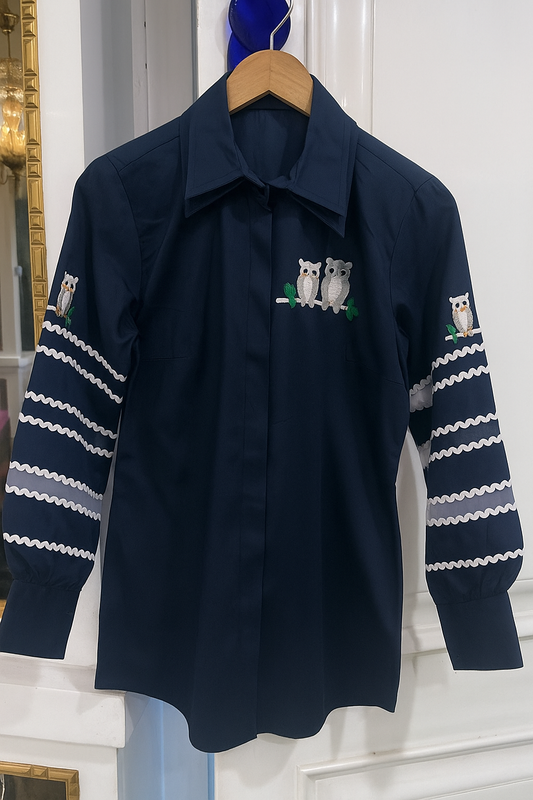 Navy Owl Shirt