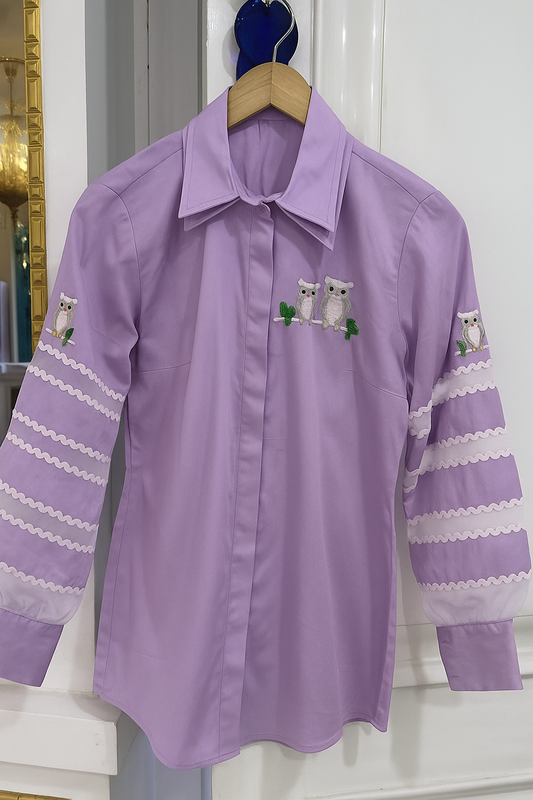 Lavander Owl Shirt
