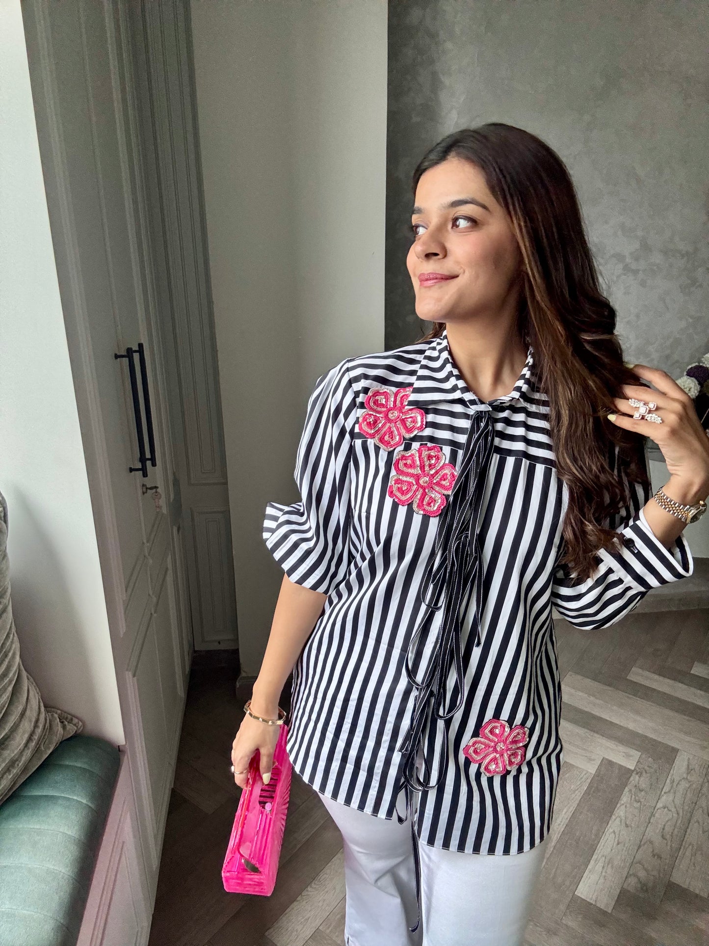 Stripe Cotton Shirt
