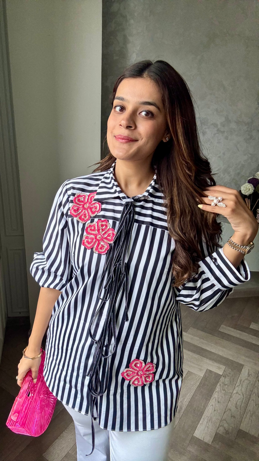 Stripe Cotton Shirt