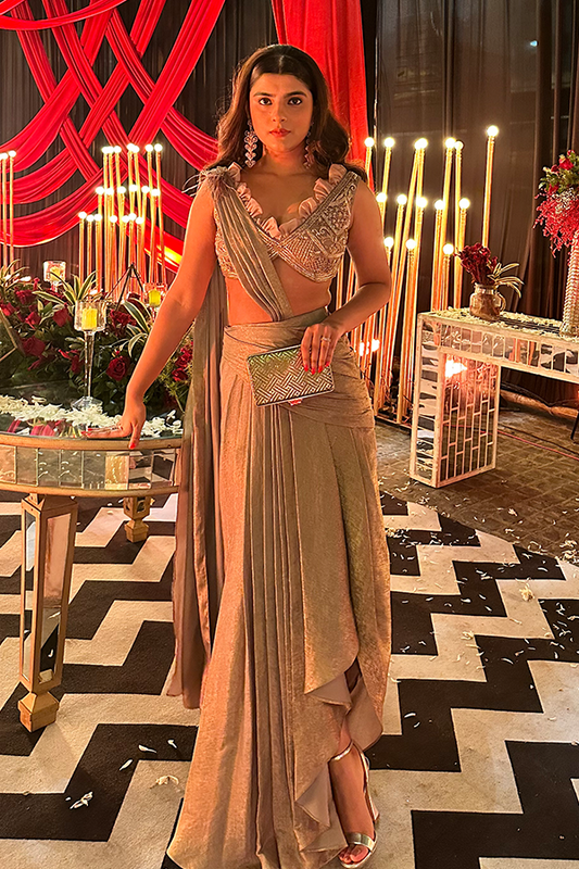 Ishita Chopra in Gilded Elegance