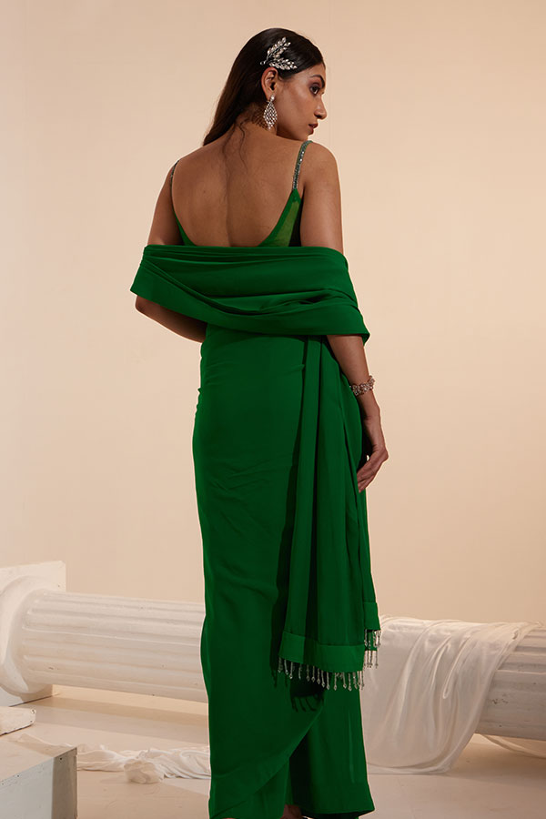 Emerald Grace Saree