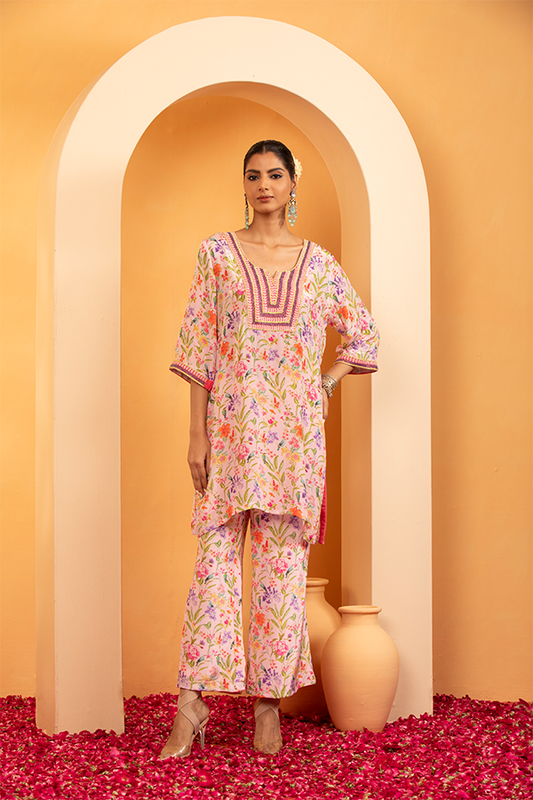 Petal Glow Kurta Set
