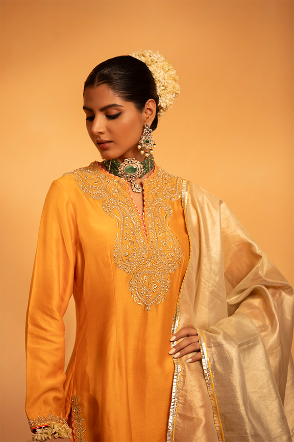 Marigold Sharara Set